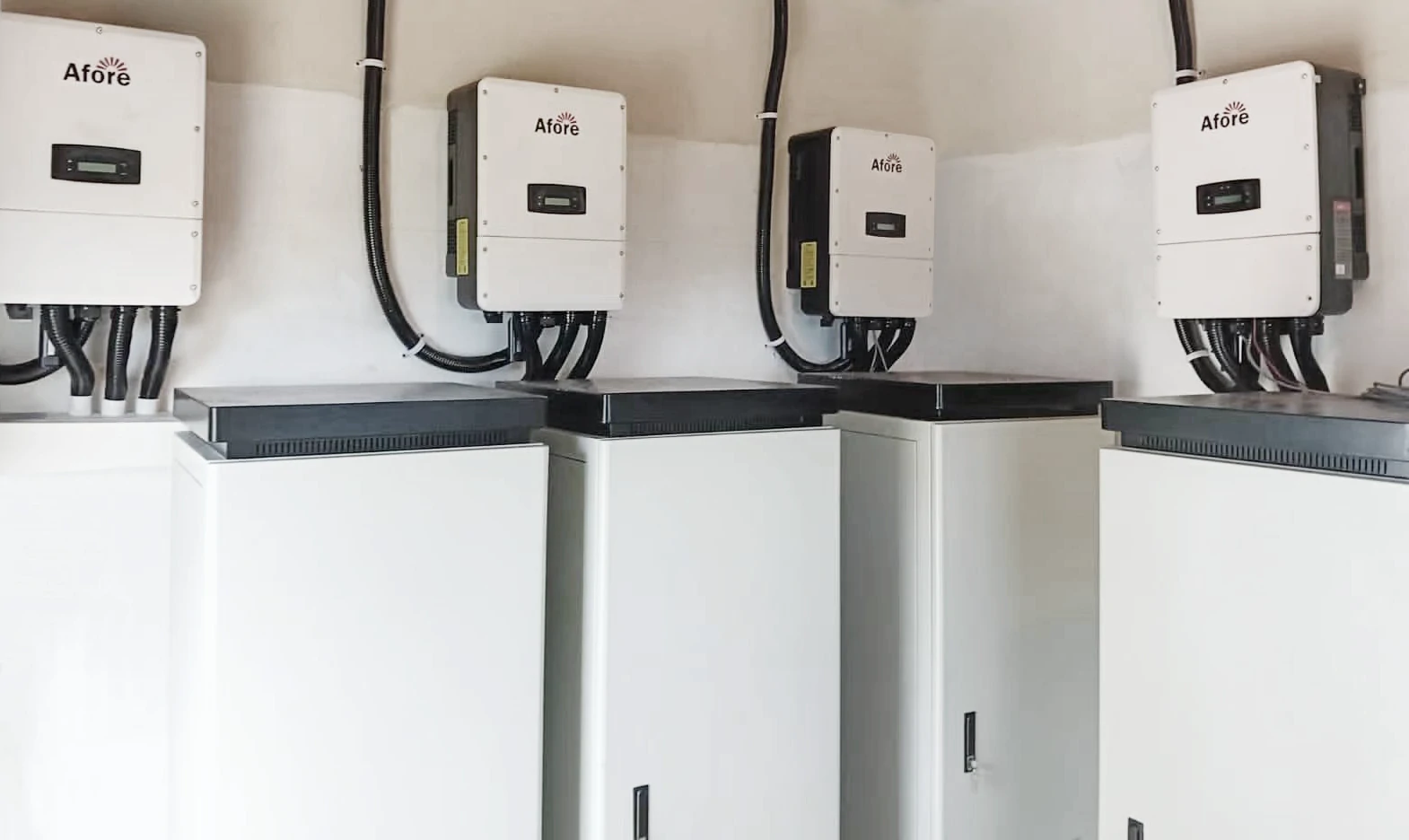 Battery inverter system installation