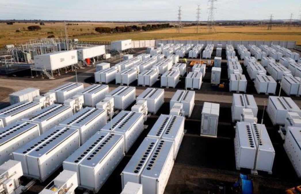 Industrial battery storage facility