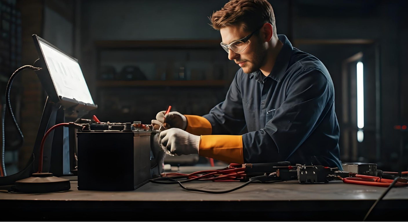 Battery maintenance workshop